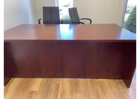 Office Desk and Credenza for Sale